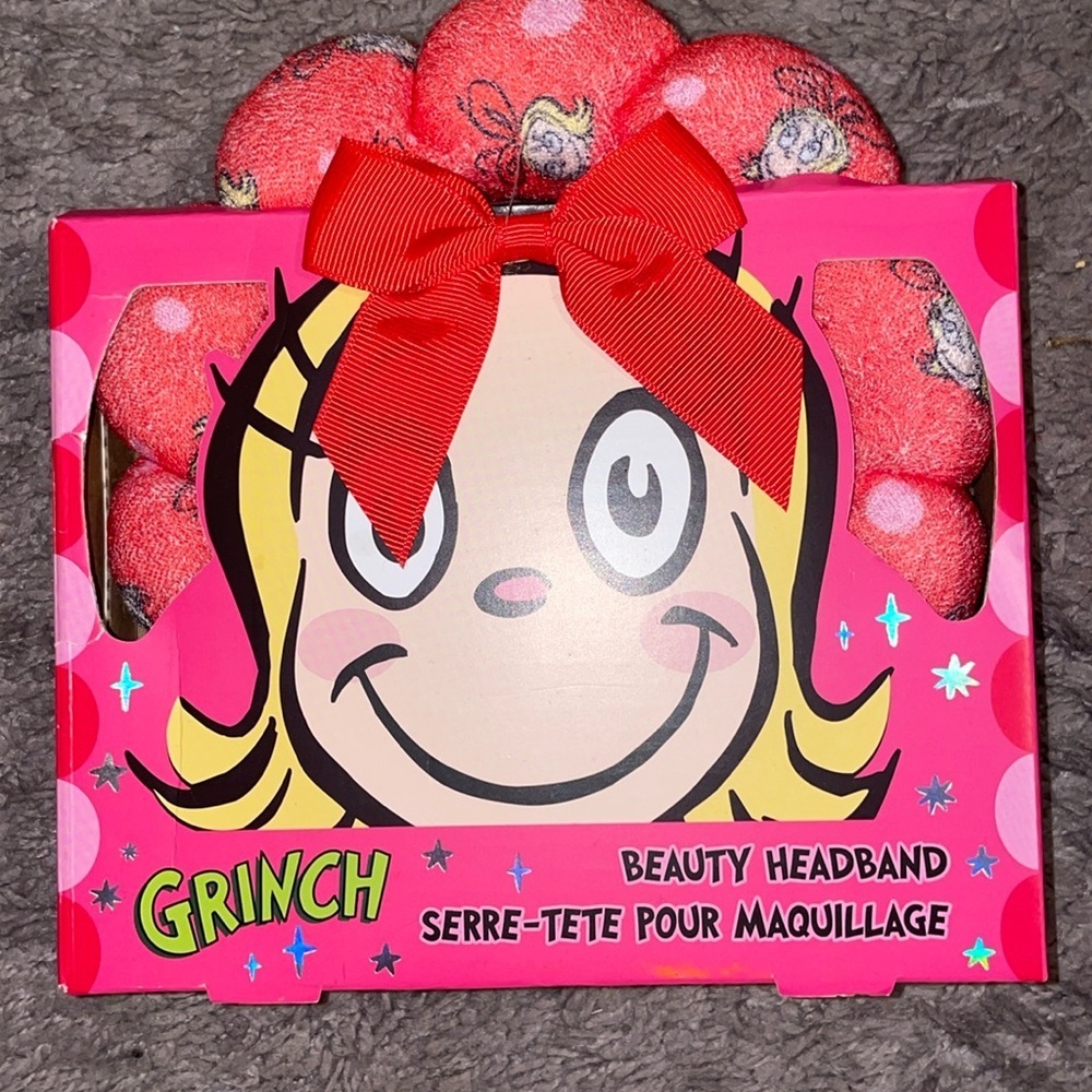 GRINCH Bubble Headband Spa Beauty Cindy Lou Who Makeup Hair Accessory Christmas